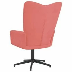 VidaXL Chaise de relaxation Rose Velours 12 VidaXL Chaise de relaxation Rose Velours -Fauteuils Soldes image 5 327703