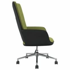 VidaXL Chaise de relaxation Vert clair Velours et PVC -Fauteuils Soldes image 5 327900