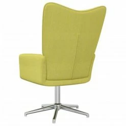 VidaXL Chaise de relaxation Vert Tissu -Fauteuils Soldes image 5 327990