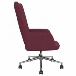 VidaXL Chaise de relaxation Violet Tissu 12 VidaXL Chaise de relaxation Violet Tissu -Fauteuils Soldes image 5 328039