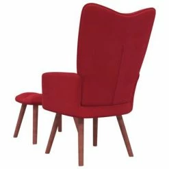 VidaXL Chaise de relaxation avec repose-pied Rouge bordeaux Velours 12 VidaXL Chaise de relaxation avec repose-pied Rouge bordeaux Velours -Fauteuils Soldes image 5 328067