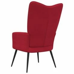 VidaXL Chaise de relaxation Rouge bordeaux Velours -Fauteuils Soldes image 5 328078