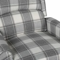 VidaXL Fauteuil inclinable Gris blanc Tissu -Fauteuils Soldes image 5 329306