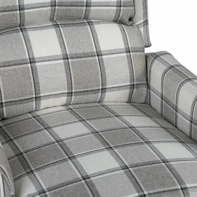 VidaXL Fauteuil inclinable Gris Tissu 7 VidaXL Fauteuil inclinable Gris Tissu – Image 5