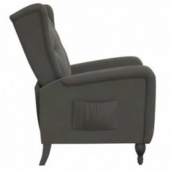 VidaXL Fauteuil inclinable Gris foncé Velours 12 VidaXL Fauteuil inclinable Gris foncé Velours -Fauteuils Soldes image 5 329342