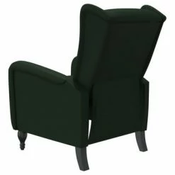 VidaXL Fauteuil inclinable Vert foncé Velours -Fauteuils Soldes image 5 329343