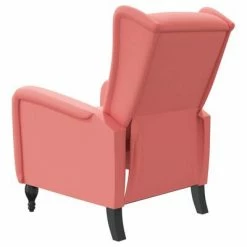 VidaXL Fauteuil inclinable Rose Velours 12 VidaXL Fauteuil inclinable Rose Velours -Fauteuils Soldes image 5 329345