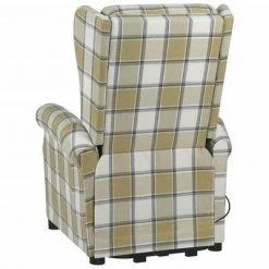 VidaXL Fauteuil inclinable Vert Tissu -Fauteuils Soldes image 5 329475