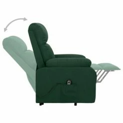 VidaXL Fauteuil inclinable Vert foncé Tissu 12 VidaXL Fauteuil inclinable Vert foncé Tissu -Fauteuils Soldes image 5 329591