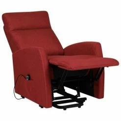 VidaXL Fauteuil inclinable Rouge bordeaux Tissu 12 VidaXL Fauteuil inclinable Rouge bordeaux Tissu -Fauteuils Soldes image 5 329608
