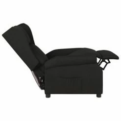 VidaXL Fauteuil inclinable Noir Tissu -Fauteuils Soldes image 5 329641