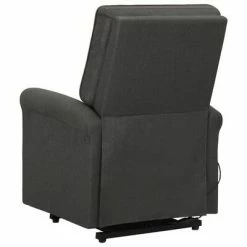 VidaXL Fauteuil inclinable Gris foncé Tissu -Fauteuils Soldes image 5 329720