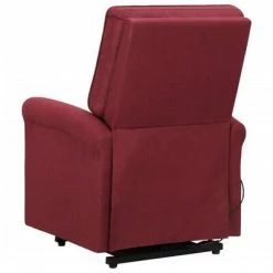 VidaXL Fauteuil inclinable Rouge bordeaux Tissu 12 VidaXL Fauteuil inclinable Rouge bordeaux Tissu -Fauteuils Soldes image 5 329722