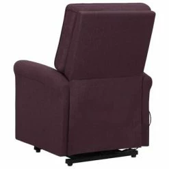 VidaXL Fauteuil inclinable Violet Tissu -Fauteuils Soldes image 5 329726