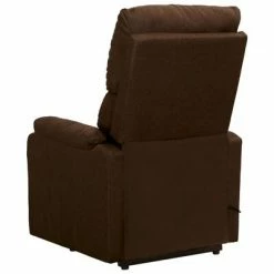 VidaXL Fauteuil inclinable Marron foncé Tissu -Fauteuils Soldes image 5 329744