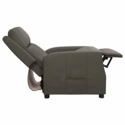 VidaXL Fauteuil inclinable Gris Similicuir -Fauteuils Soldes image 5 338840