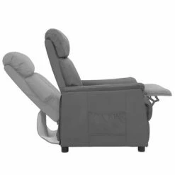 VidaXL Fauteuil inclinable Gris Similicuir -Fauteuils Soldes image 5 338854