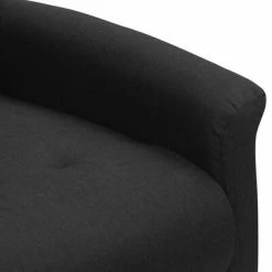 VidaXL Fauteuil inclinable Noir Tissu 12 VidaXL Fauteuil inclinable Noir Tissu -Fauteuils Soldes image 5 338866