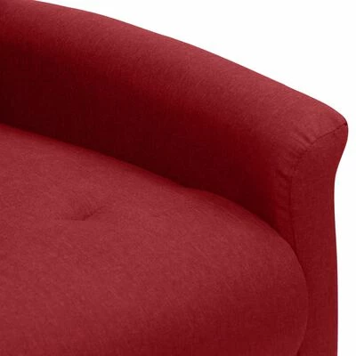 VidaXL Fauteuil inclinable Rouge bordeaux Tissu 7 VidaXL Fauteuil inclinable Rouge bordeaux Tissu – Image 5