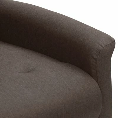 VidaXL Fauteuil inclinable Marron Tissu 7 VidaXL Fauteuil inclinable Marron Tissu – Image 5