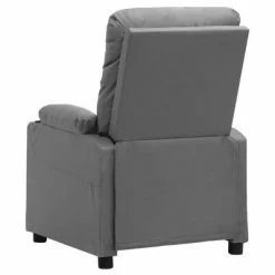 VidaXL Fauteuil inclinable Gris Similicuir -Fauteuils Soldes image 5 339126