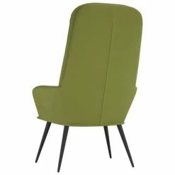 VidaXL Chaise de relaxation Vert clair Velours -Fauteuils Soldes image 5 341197