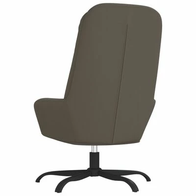 VidaXL Chaise de relaxation Gris foncé Velours 7 VidaXL Chaise de relaxation Gris foncé Velours – Image 5