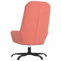 VidaXL Chaise de relaxation Rose Velours -Fauteuils Soldes image 5 341209