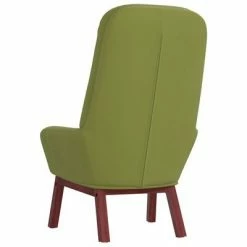 VidaXL Chaise de relaxation Vert clair Velours -Fauteuils Soldes image 5 341221