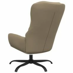 VidaXL Chaise de relaxation Cappuccino Similicuir -Fauteuils Soldes image 5 341246