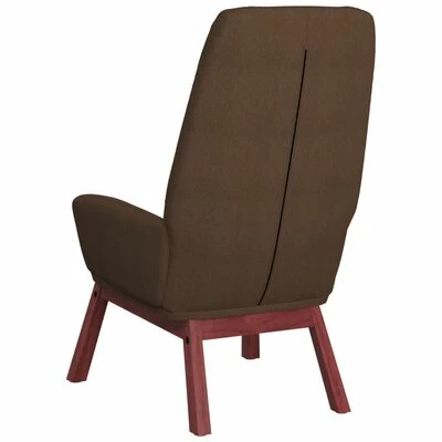 VidaXL Chaise de relaxation Marron Tissu 7 VidaXL Chaise de relaxation Marron Tissu – Image 5