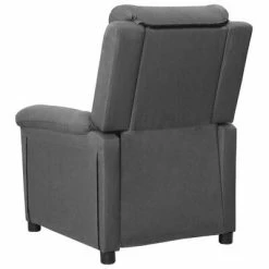 VidaXL Fauteuil inclinable Gris clair Tissu -Fauteuils Soldes image 5 342339