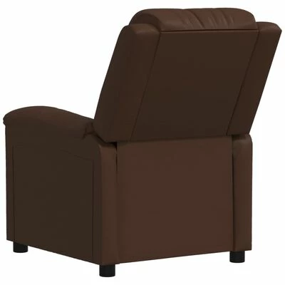 VidaXL Fauteuil inclinable Marron Similicuir 7 VidaXL Fauteuil inclinable Marron Similicuir â Image 5