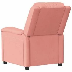 VidaXL Fauteuil inclinable Rose Velours -Fauteuils Soldes image 5 342381