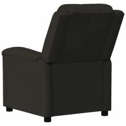 VidaXL Fauteuil inclinable Noir Velours -Fauteuils Soldes image 5 342383