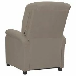 VidaXL Fauteuil inclinable Gris clair Velours 12 VidaXL Fauteuil inclinable Gris clair Velours -Fauteuils Soldes image 5 342399