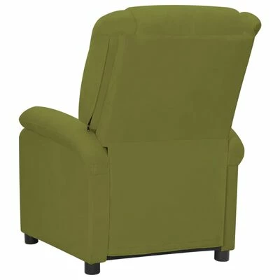 VidaXL Fauteuil inclinable Vert clair Velours 7 VidaXL Fauteuil inclinable Vert clair Velours – Image 5
