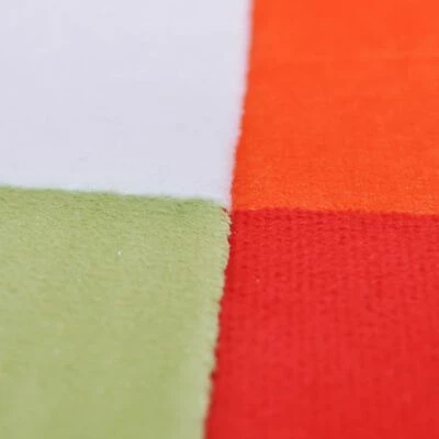 VidaXL Fauteuil cube avec design de patchwork Chrome Tissu 8 VidaXL Fauteuil cube avec design de patchwork Chrome Tissu – Image 6