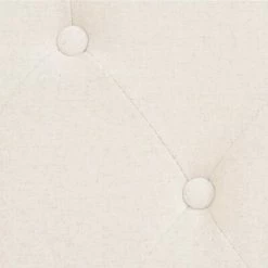 VidaXL Fauteuil Blanc crème Tissu -Fauteuils Soldes image 6 245449