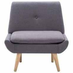 VidaXL Fauteuil sans accoudoirs avec repose-pied Gris Tissu 13 VidaXL Fauteuil sans accoudoirs avec repose-pied Gris Tissu -Fauteuils Soldes image 6 246983