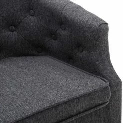 VidaXL Fauteuil Gris foncé Tissu 13 VidaXL Fauteuil Gris foncé Tissu -Fauteuils Soldes image 6 247003