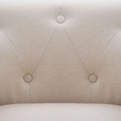 VidaXL Fauteuil Lin clair Tissu 8 VidaXL Fauteuil Lin clair Tissu – Image 6