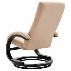 VidaXL Fauteuil inclinable avec repose-pieds Crème Tissu en daim 13 VidaXL Fauteuil inclinable avec repose-pieds Crème Tissu en daim -Fauteuils Soldes image 6 248470