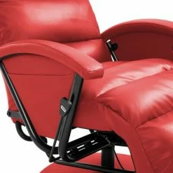 VidaXL Fauteuil inclinable TV Rouge Similicuir -Fauteuils Soldes image 6 248480