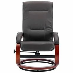 VidaXL Fauteuil inclinable avec repose-pied Gris Similicuir 13 VidaXL Fauteuil inclinable avec repose-pied Gris Similicuir -Fauteuils Soldes image 6 248598