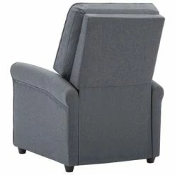 VidaXL Fauteuil inclinable TV Gris foncé Tissu -Fauteuils Soldes image 6 248667