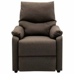 VidaXL Fauteuil TV Marron Tissu -Fauteuils Soldes image 6 248688