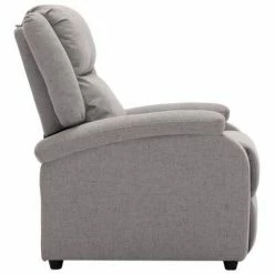 VidaXL Fauteuil inclinable TV Gris clair Tissu 13 VidaXL Fauteuil inclinable TV Gris clair Tissu -Fauteuils Soldes image 6 248694