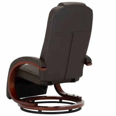 VidaXL Fauteuil inclinable TV Marron Similicuir 8 VidaXL Fauteuil inclinable TV Marron Similicuir â Image 6