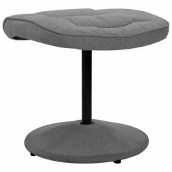 VidaXL Fauteuil inclinable avec repose-pied Gris clair Tissu -Fauteuils Soldes image 6 249311